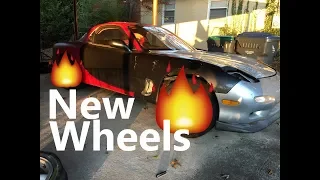 My Mazda FD Rx7 gets new wheels (EP 4)