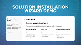 Accelerate The Deployment Of Snowflake Native Code Using Solution Installation Wizard