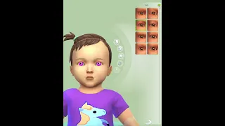 Why can't I change the infants eye???