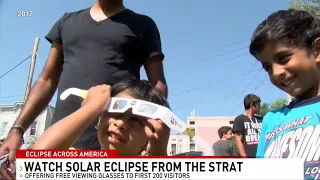 Solar eclipse to arrive over Las Vegas, North America