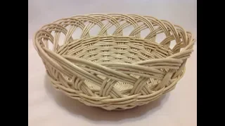 【DIY#24】📰Newspaper Weaving Tutorial・💮Basket with Openwork Top・Плетение из Газет・Мастер Класс с Ниной