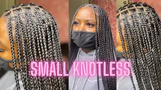Small knotless box braids tutorial | watch me show you