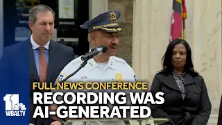 Full video: Update to Pikesville HS investigation