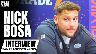 Nick Bosa Reacts to Joey Bosa Playing for Jim Harbaugh Now & Gives His Rankings of Top Pass Rushers