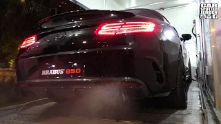 BRABUS 850 6.0 BiTurbo V8 S63 AMG Cabriolet | LOUD Engine Sounds & Revs!