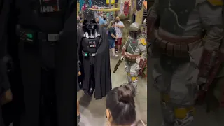 Darth Vader and Boba Fett at Megacon Orlando