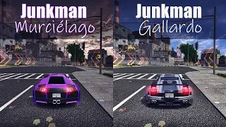 Murcielago VS Gallardo Junkman Performance Drag Race in NFS MW