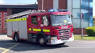 Dorset and Wiltshire F&R / Hamworthy Retained / Responding from Poole Fire Station.