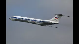 Ту-134Ш RF-66002 Взлёт со свистом во Владивостоке