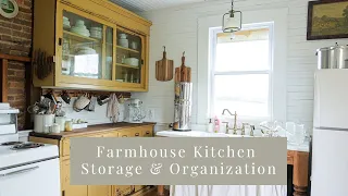 Farmhouse Kitchen | Organization & Storage Ideas