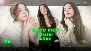 [4k] Jisoo dior marie claire twixtor clips [photoshoot]