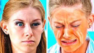 GIRLS PROBLEMS IN REAL LIFE || 48 RELATABLE FACTS AND HACKS
