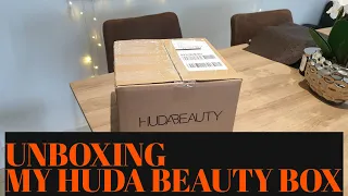 UNBOXING MY HUDA BEAUTY COSMETICS 🤩 #dubai #dubailife