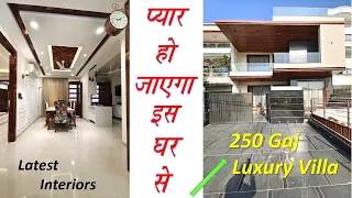 250 gaj duplex house design | 250 gaj house | Modern Luxury Duplex House Design in India