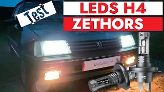 #TEST: LEDS H4 Zethors: un bon faisceau bien puissant! 👍