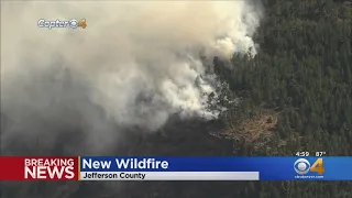 Crews Battle Bald Mountain Fire, Hwy 6 Closed In Clear Creek Canyon