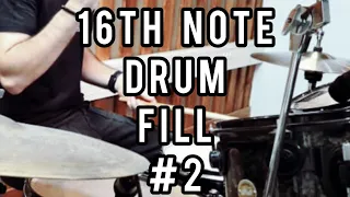 Drums lesson | 16th note drum fill #2 - Ariel Kasif