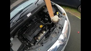 Changing the coolant (antifreeze) on a Vauxhall Corsa petrol engine