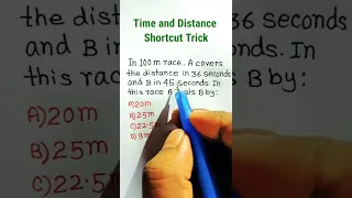 Time & Distance Short Tricks| Maths Tricks| Train Math Problem | #shorts