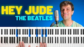 How To Play "Hey Jude" just like Paul McCartney [PIANO CHORDS TUTORIAL]