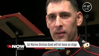 1st  Marine Division Band set to let loose on stage for free