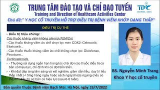 Y học cổ truyền hỗ trợ điều trị bệnh viêm khớp dạng thấp