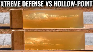 Lehigh Defense - Xtreme Defense vs Hollow-Point bullet through a Barrier.  Here's what happened.