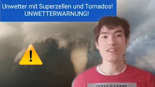 Unwetter mit Superzellen und Tornados! | UNWETTERWARNUNG!