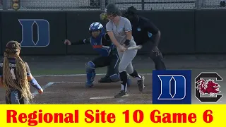 South Carolina vs #10 Duke Softball Highlights, 2024 NCAA Regional Site 10 Game 6