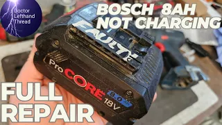 Bosch 8AH battery NOT charging? Try This!