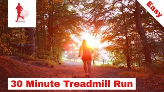 Virtual Treadmill Run | 30 Minute Workout [ Island Lake Classic Race ]