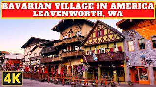 BAVARIAN Village 🇩🇪 In AMERICA 🇺🇸 | Exploring LEAVENWORTH, Washington