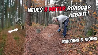 Riesen Mountainbike Roadgap gebaut! | Bikepark Todtnau closing lap | Building & Riding //TrailTracer