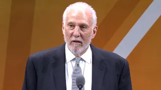 Gregg Popovich - Full Basketball Hall of Fame Enshrinement Speech