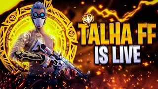 TALHA FF LIVE  RANK PUSHING FREE FIRE❤️