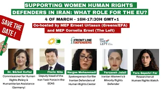 Supporting women human rights defenders in Iran: what role for the EU?