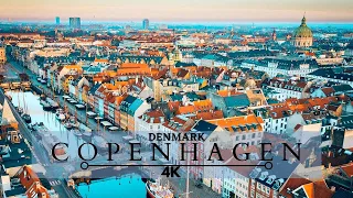 COPENHAGEN 4K Denmark 4k-The Happiest Country In The World- Cinematic Drone Footage