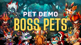 Grand Chase Classic - Pet Demo - ALL BOSS PETS