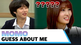 Twice MOMO Guess about me #knowingbros