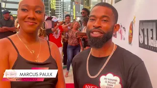 JENN TAPPED IN INTERVIEW WITH MARCUS PAULK (THE STAR OF BOMB PIZZA) AT THE BOMB PIZZA MOVIE PREMIERE