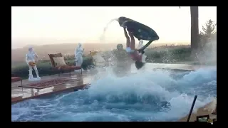 Crazy JETSKI Pool Backflip