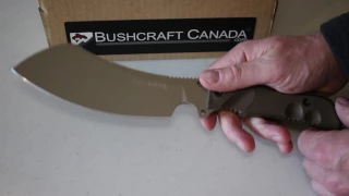 www bushcraftcanada com view of new Bushcraft Panabas N690 colbolt Steel