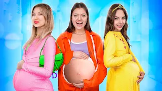 Rich VS Poor VS Giga Rich Pregnant || Good Mom VS Bad Mom