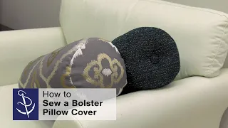 How to Make A Bolster Pillow Cover