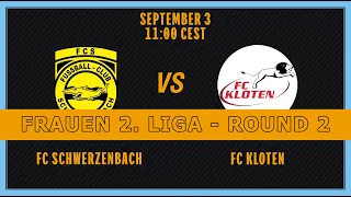 FRAUEN 2. LIGA - Round 2. FC Schwerzenbach - FC Kloten