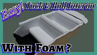 Tuck and Roll Interior. Tips for Model Car building.