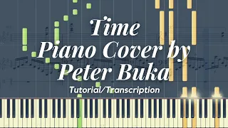 Time - Piano Cover by Peter Buka - Tutorial/Transcription