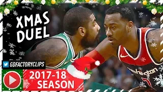 Kyrie Irving vs John Wall XMAS PG Duel Highlights (2017.12.25) Celtics vs Wizards - TOO SICK!