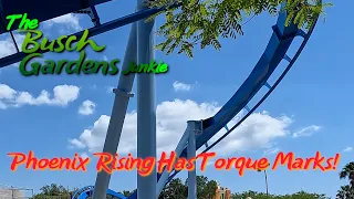 Busch Gardens Phoenix Rising Has Torque Marks! April 19th, 2024 @buschgardensflorida #buschgardens