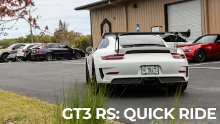 Quick Ride in My GT3 RS: AWE Exhaust Interior Sound